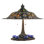 Lampe de table 26,5 "en plumes de paon Tiffany