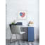 Impression encadrée « Heart Shape flag »-51961070