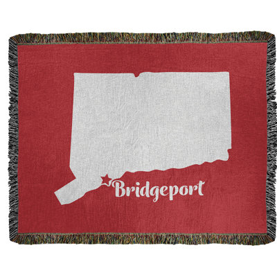 Jeté en coton tissé bridgeport connecticut