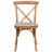 Arquit Series Stackable Wood Cross Back Bistro Dining Chair with Cushion-1004673625-1039790958