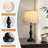 Touch Control Bedside Table Lamp With USB-C And USB-A Charging Ports, 3-Way Dimmable Nightstand Lamp For Bedroom, Living Room, Office, And Dorm, Set Of 2