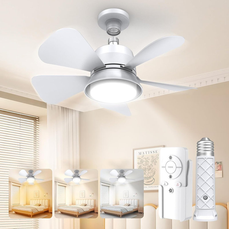 Ceiling Fans With Lights And Remote, Ceiling Fan Light 3000K-600...