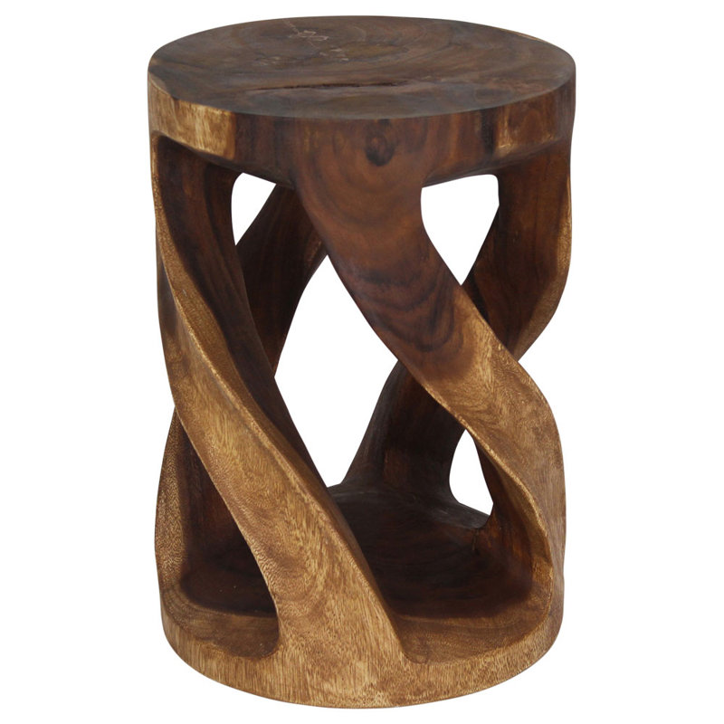 Santa Fe Springs Solid Wood End Table, Wallnut