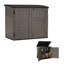 Suncast 53 in. W x 32.5 in. D Resin Storage Shed with Reinforced Floor, Made in the USA-93374793