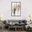 «Falling Gold Leaf I» par Studio W - reproduction sur toile tendue-49937745-49937750
