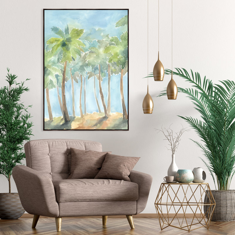 Under A Sunshine I Print by Janice Sadler, 59.5" H x 41.5" W, Glass Coat