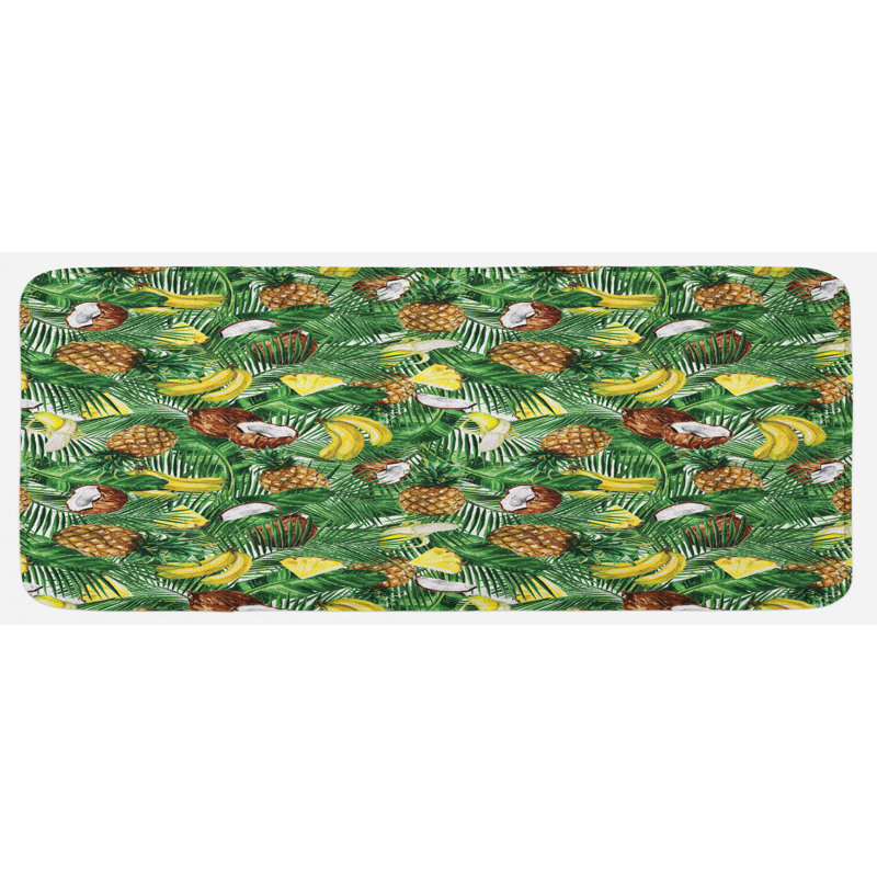Tapis de cuisine tropical
