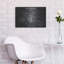 «Motyclcle Blueprint Vernis Chalkboard», art mural en métal-167236985