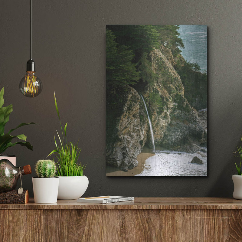 Cali - BigSur ', art mural en métal, H 16 po x l 12 po