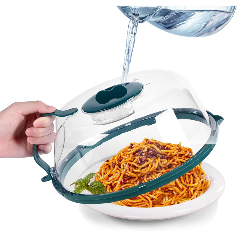 Microwave Splatter Cover With Steamer