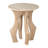 Eda Side Table White & Natural
