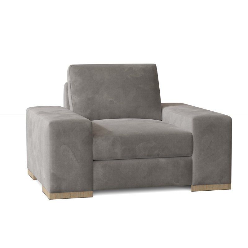 Fauteuil club Harrison, Naturel, Moyenne, Contessa rubis