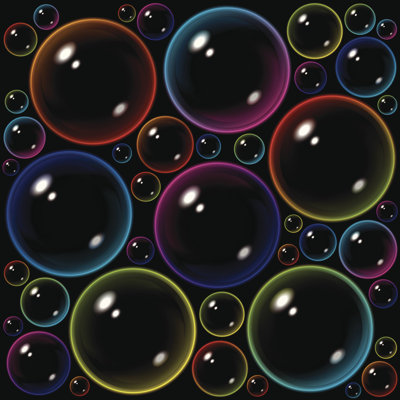 Bubble by Bananahuman - Wrapped Canvas Print