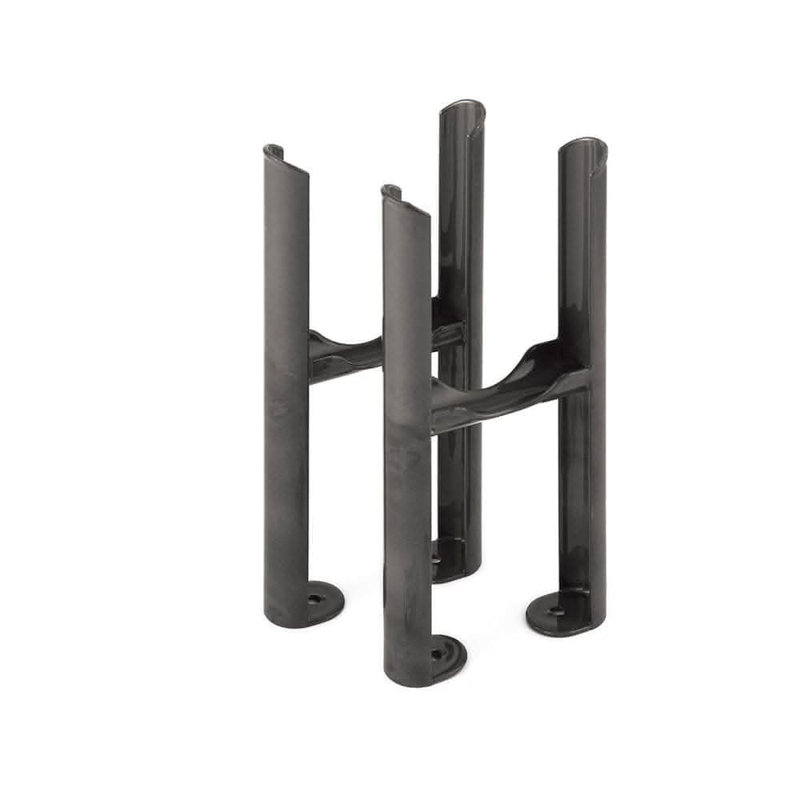 iBathUK Helena Radiator Leg set - 270mm High - Raw Metal | Wayfair.co.uk