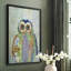Fantastic Florals Owl, reproduction encadrée - bois massif-938948158-938948159