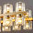 Jaylnn 60 - Light 54’’  Crystal Dimmable LED Kitchen Island Rectangle Chandelier(Includes 60XG4 Bulbs)-1851897168