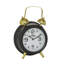 Horloge traditionnelle en acier inoxydable noir-1240237359
