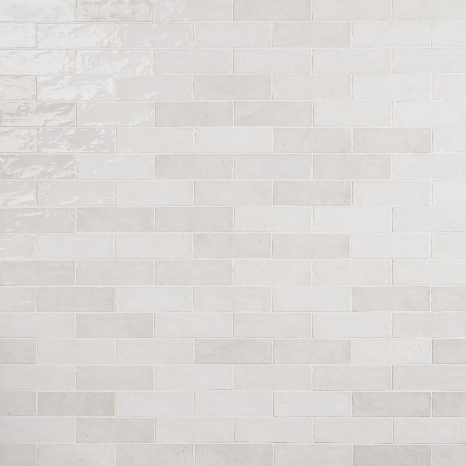 Karma 3 in. x 8 in. Glazed Ceramic Subway Wall Tile (38 pieces 5.38 Sq. Ft. / Case), White