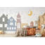 Papier peint amovible avec étoiles colorées Crescent Moon-99178694