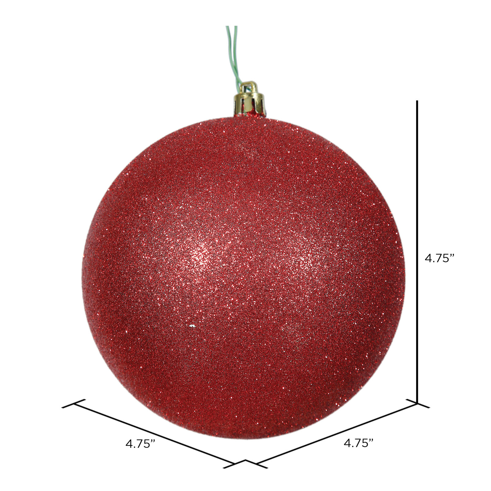 Holiday Décor Ball Ornament, Red