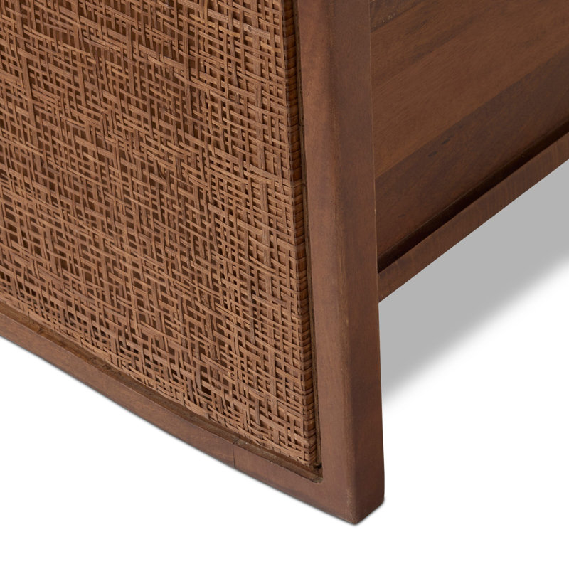Sondo Solid Wood Bed, King