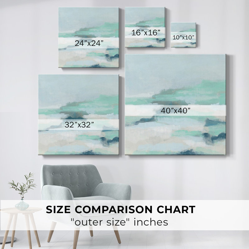 Sur toile, H 40 po x l 40 po x P 1,5 po
