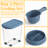 17.53"H Pet Food Storage Container(Blue)