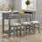 Rectangular 53.12'' L x 19.33'' W Dining Set-632212104-632212106