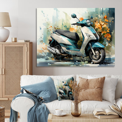 Scooter Business Class - impression d'art mural Scooter