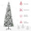 Arbre de Noël artificiel pin clair enneigé 9 pi avec branches réalistes et 1084 pointes