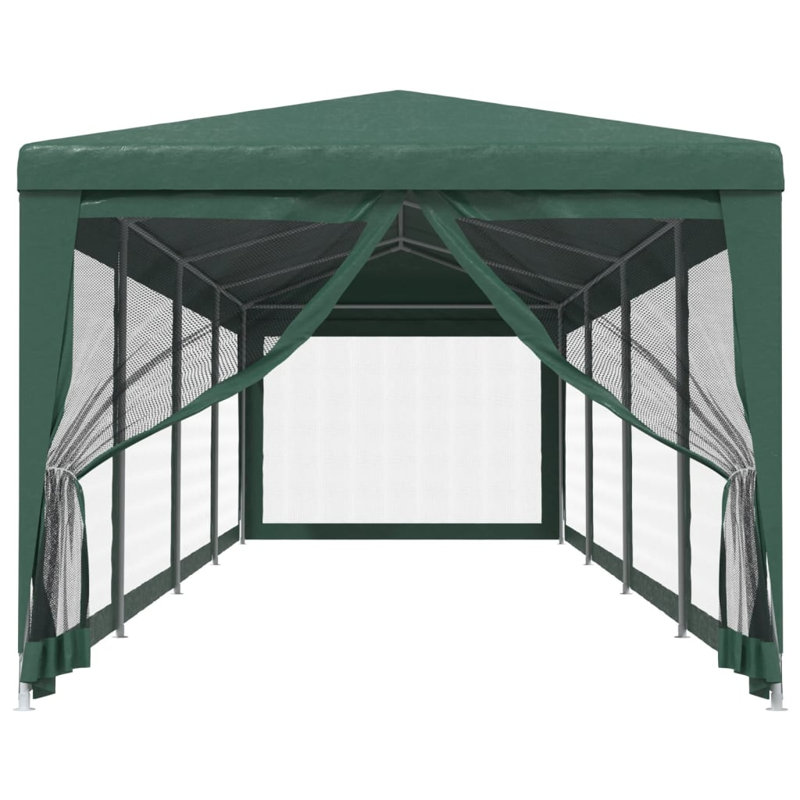 Alexin 3m x12m Iron Party Tent, Green, Green