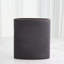 Tuba Vase-Black W/Gold Rim-Lg-1963391859