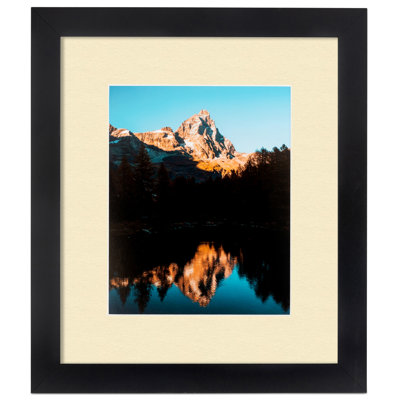 Wood Picture Frame with Mat