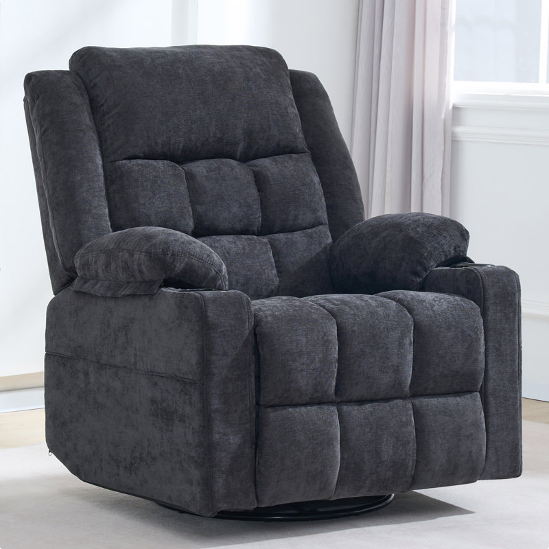 Fauteuil inclinable électrique berçant Red Rock, Noir