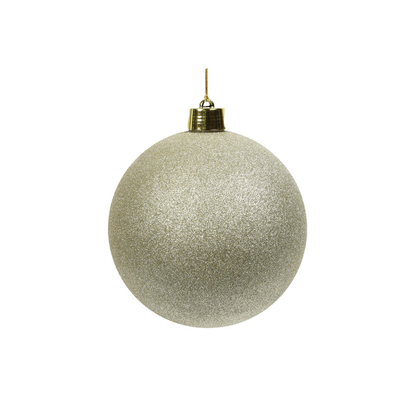 40cm Solid Colour Ball Ornament, Champagne