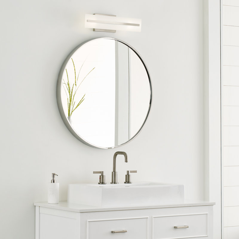 2 - Light Vanity Light, Brushed Nickel