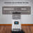 Penthouse Paws® Smart Automatic Dog Feeder with LCD screen– 6L Capacity, App-Controlled, Voice Recorder, Anti-Jam, Battery Backup – Black - Stainless Steel-98469374