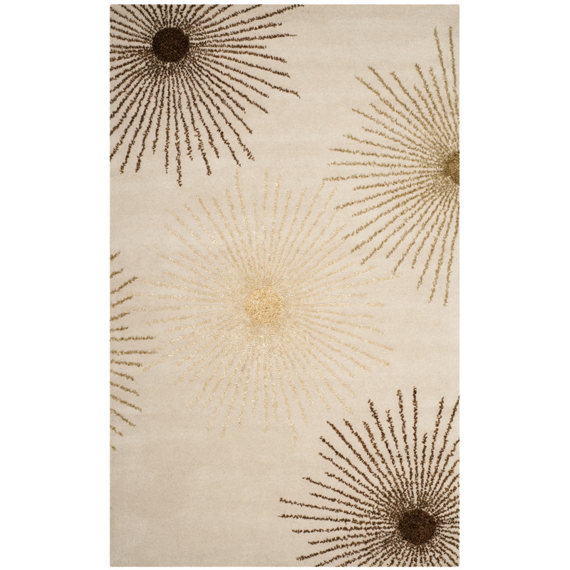 Amier Soho Hand Tufted Wool And Viscose Rug, Rectangle 2'6" x 4'
