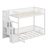 Bunk Bed With Integrated Ladder And Built-In Storage Solutions-1720660529