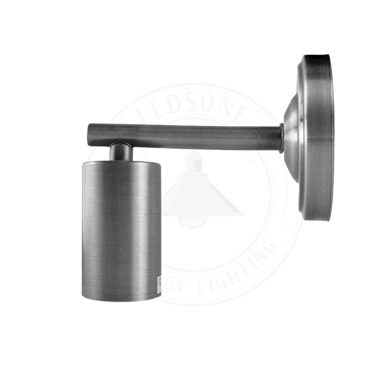 Lebert 2 - Light Armed Sconce, Satin Nickel