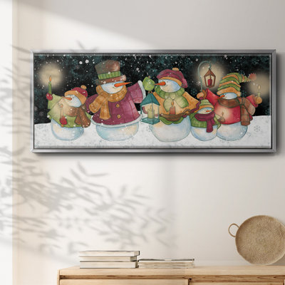 Christmas Lineup- Framed Canvas