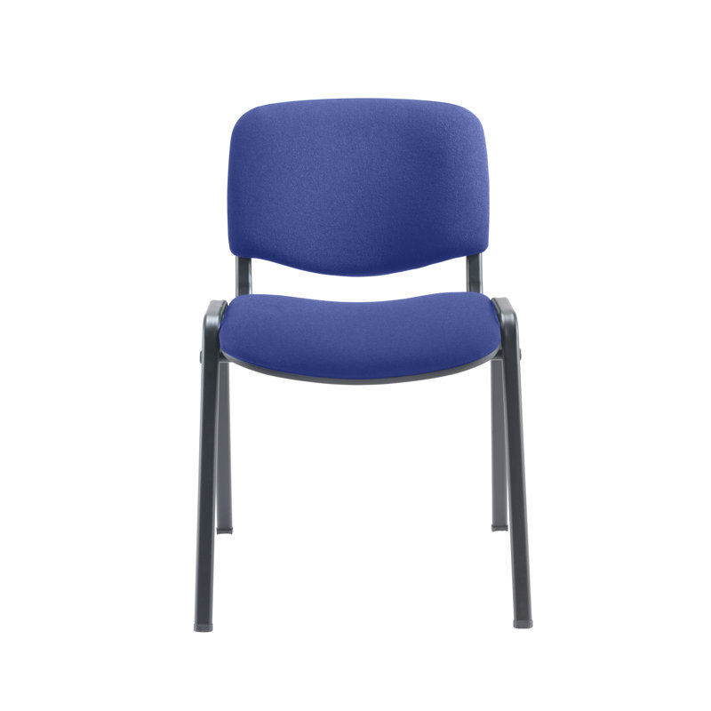 Nanami Waiting Room Chair, Black, Royal Blue Pyra