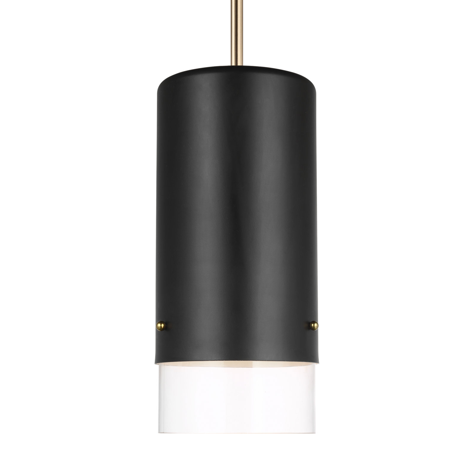 Saeger Dimmable Single Pendant, Black