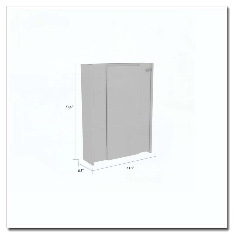 Bureau rectangulaire pliable Wakeman - blanc