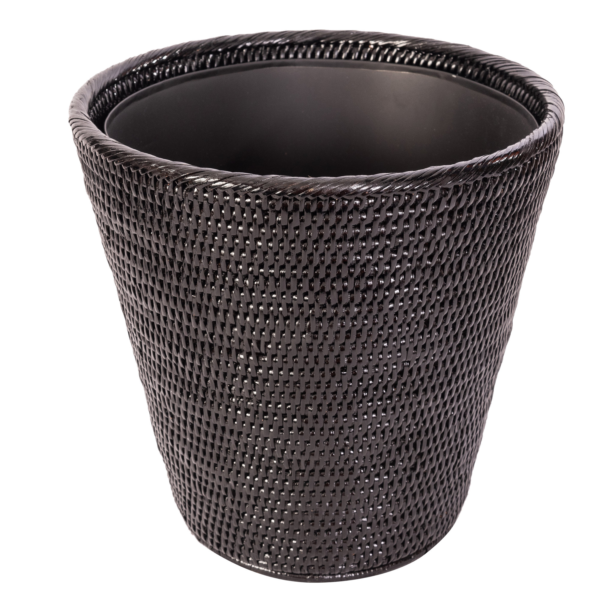 Cloverly 4 Gallons Waste Bin, Tudor Black