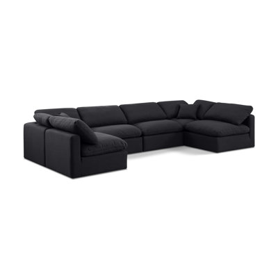 Itala Upholstered U-Shaped Sectional Reversible
