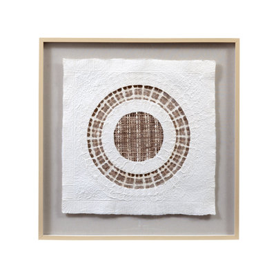 Art mural Tightrope - Conception de papier de riz minimaliste dans un cadre en forme d'ombre