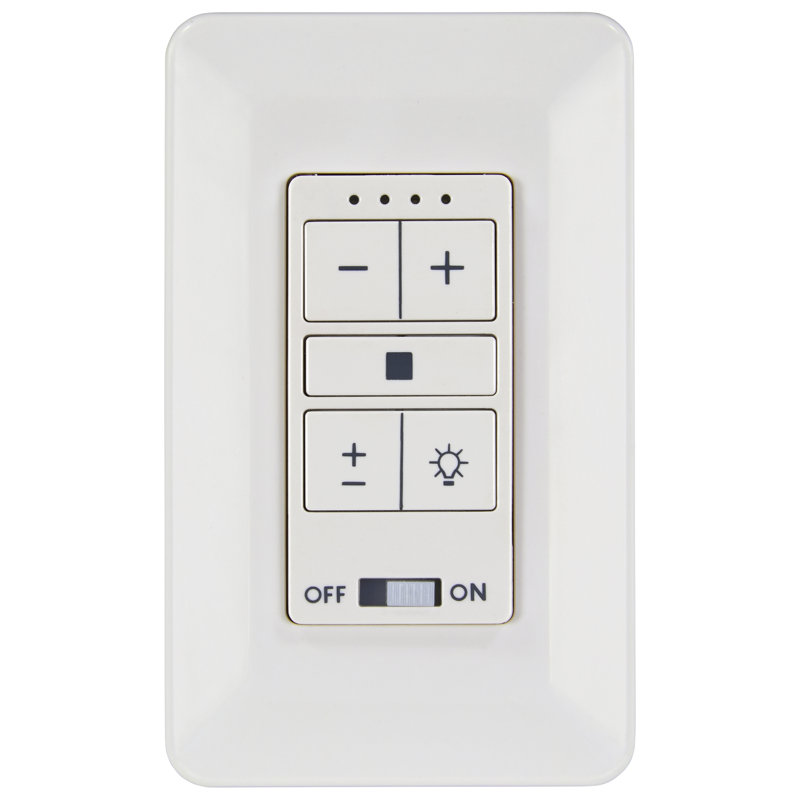 Minka Aire Dc Wall Speed Control For F551 & F552L 4 Speed Only In White Finish