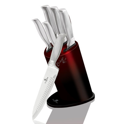 Berlinger Haus Stainless Steel Knife Block Set