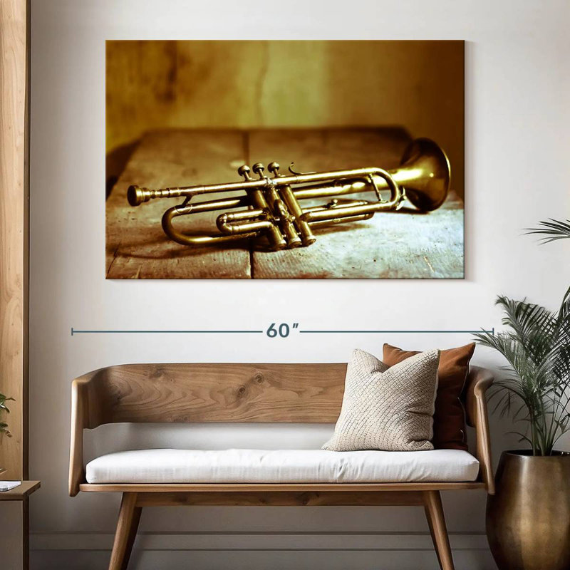 Abarca Old Golden Trumpet, H 34 po x l 51 po